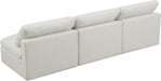 Plush - Modular Armless 3 Seat Sofa - Simple Home Plus