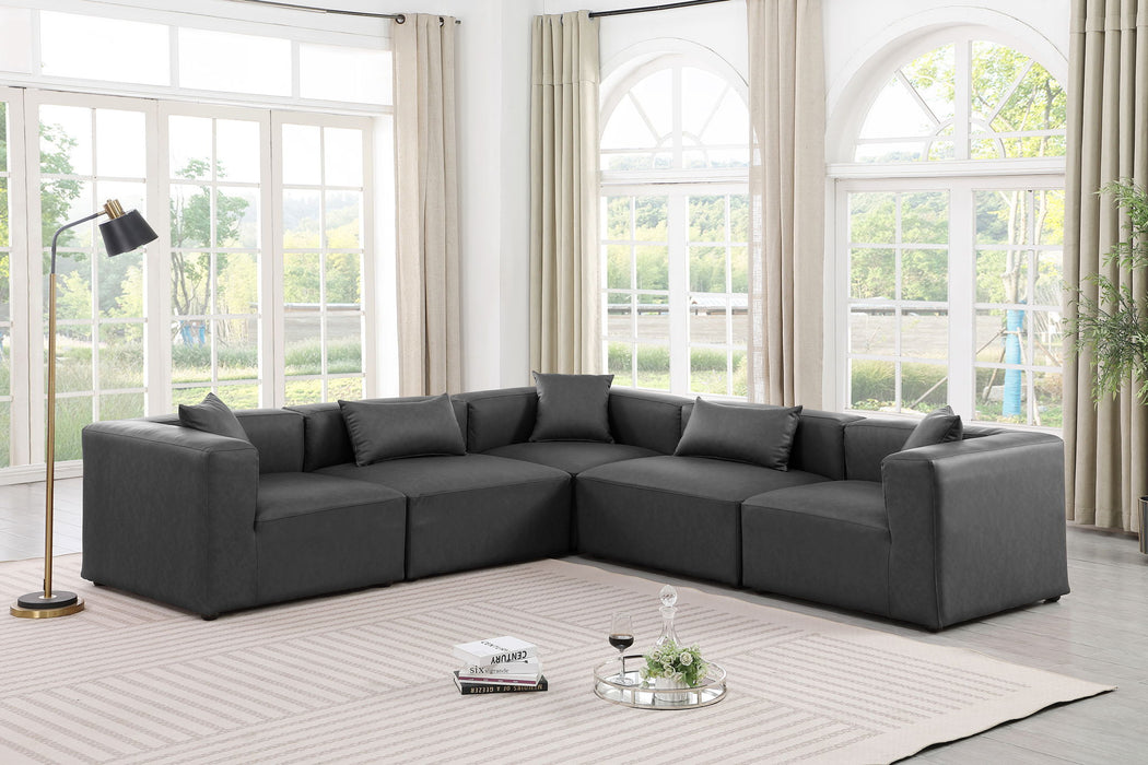 Cube - 5 Piece Modular Corner Sectional - Simple Home Plus