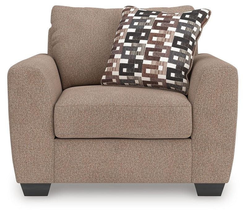 Triston-Peaks - Suede - Chair And A Half - Simple Home Plus