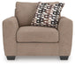 Triston-Peaks - Suede - Chair And A Half - Simple Home Plus