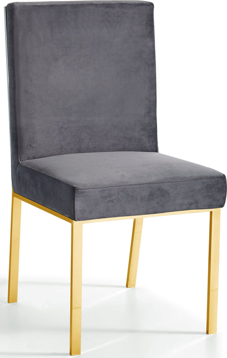 Opal - Dining Chair with Gold Legs (Set of 2) - Simple Home Plus