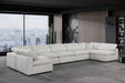 Comfy - 7 Piece Linen Modular Armless Sectional - Simple Home Plus
