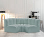 Arc - Faux Leather 3 Piece Modular U-Shaped Sofa - Simple Home Plus