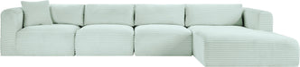Shaggy - 4 Piece Modular Sectional - Simple Home Plus
