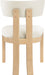 Lavrin - Vegan Leather Dining Side Chair (Set of 2) - Natural Base - Simple Home Plus