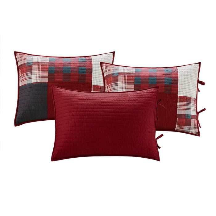 Sunset - 5 Piece Day Bed Cover Set - Red - Simple Home Plus