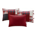 Sunset - 5 Piece Day Bed Cover Set - Red - Simple Home Plus