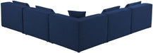 Cube - Linen 5 Piece Modular Corner Armless Sectional - Simple Home Plus