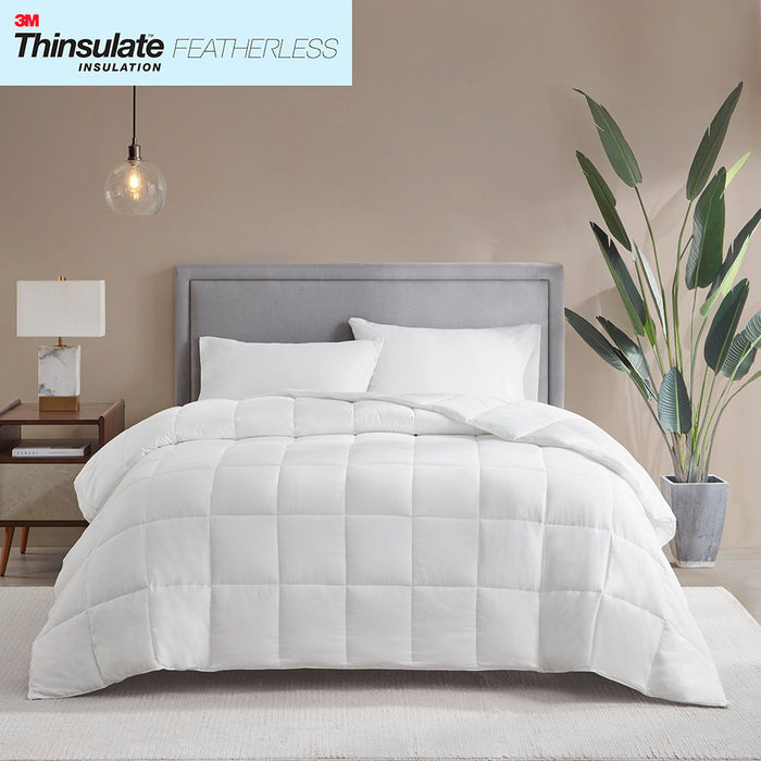Warmer - Alternative 3M Thinsulate Twin Comforter - White - Simple Home Plus