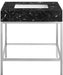 Marmo - Engineered Marble Bathroom Vanity With Chrome Base - Simple Home Plus