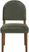 Varinelle - Velvet Dining Chair (Set of 2) - Walnut Frame - Simple Home Plus