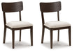 Mallenette - Merlot - Dining Upholstered Side Chair (Set of 2) - Simple Home Plus