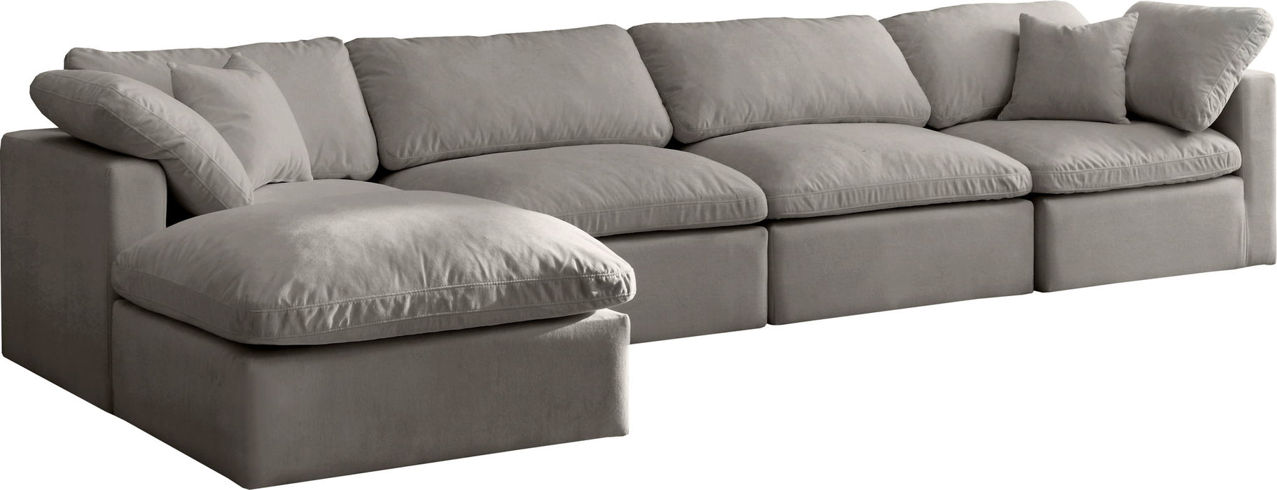 Plush - 5 Piece Modular Sectional - Simple Home Plus