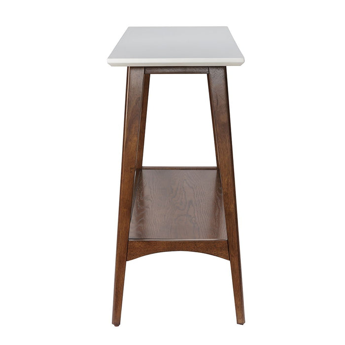 Parker - Console - Off-White / Pecan - Simple Home Plus