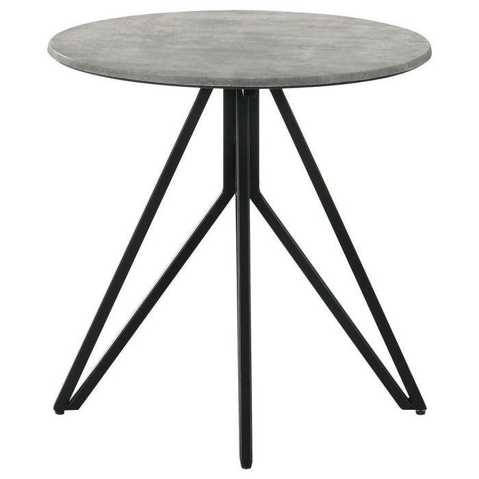 Hadi - Round Smart Top Table - Simple Home Plus