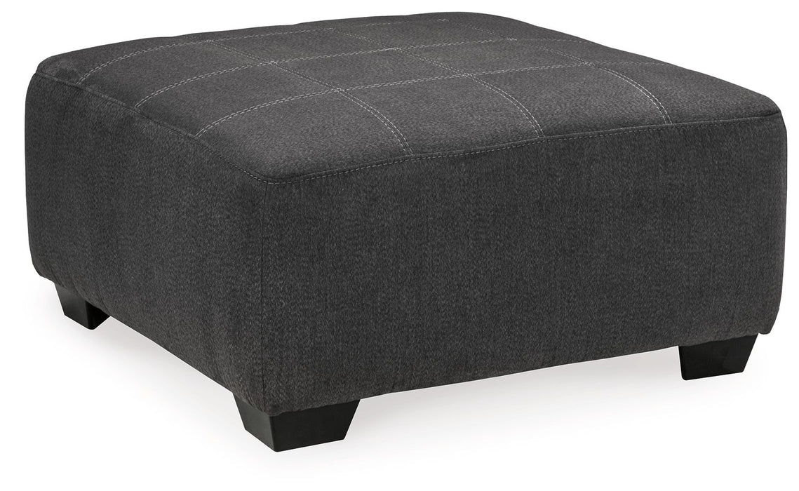 Ambee - Oversized Accent Ottoman - Slate - Simple Home Plus