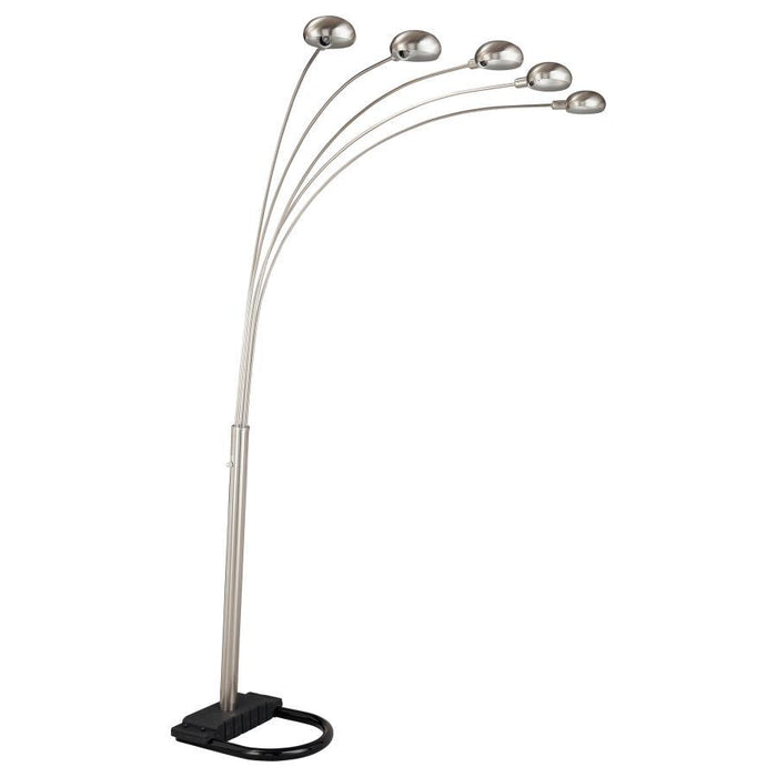 Kayd - Arc 5-light Dome Shade Metal Floor Lamp - Simple Home Plus