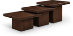 Spencer - Oak Veneer 3 Piece Coffee Tabl - Simple Home Plus