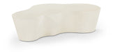 Monza - Concrete And Fiberglass Indoor / Outdoor Coffee Table - Cream - Simple Home Plus