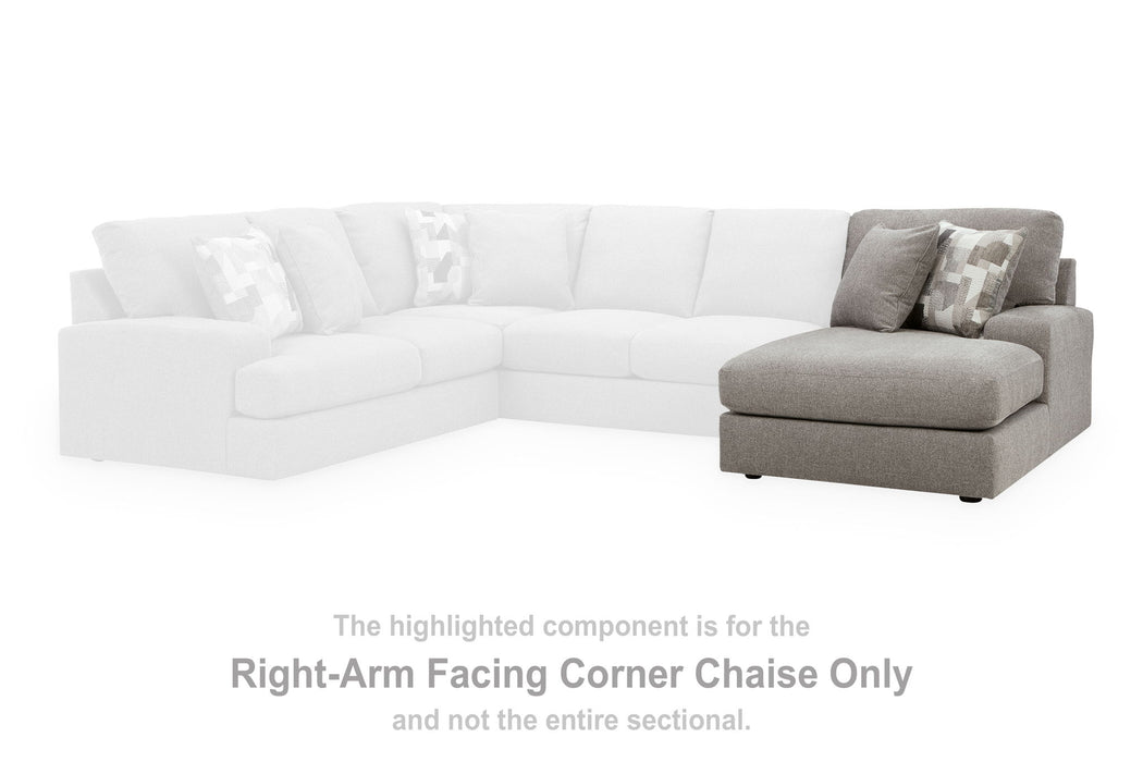 Lindon - RAF Corner Chaise - Smoke - Simple Home Plus