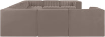 Rummi - Velvet Performance Fabric Upholstered 9 Piece Modular Sectional - Simple Home Plus