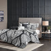 Vienna - 6 Piece Printed Duvet Cover Set - Black - Simple Home Plus