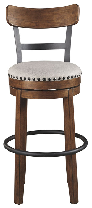 Valebeck - Tall Upholstered Swivel Barstool - Simple Home Plus