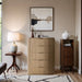 Astrid - Solid Wood And Oak Veneer Chest - Simple Home Plus