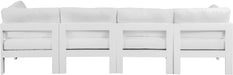 Nizuc - Outdoor Patio 4 Seat Modular Sofa With White Frame - Simple Home Plus
