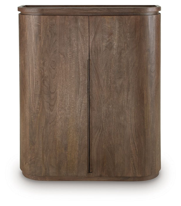 Landermont - Medium Brown - Bar Cabinet - Simple Home Plus