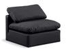 Indulge - Faux Leather Armless Chair - Simple Home Plus
