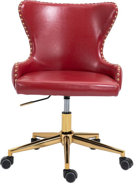Hendrix - Office Chair with Gold Legs - Simple Home Plus