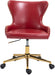 Hendrix - Office Chair with Gold Legs - Simple Home Plus