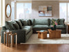 Carriage View - Jade - 3-Piece Sectional - Simple Home Plus