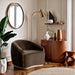 Gustavo - Velvet Upholstered Chair - Simple Home Plus