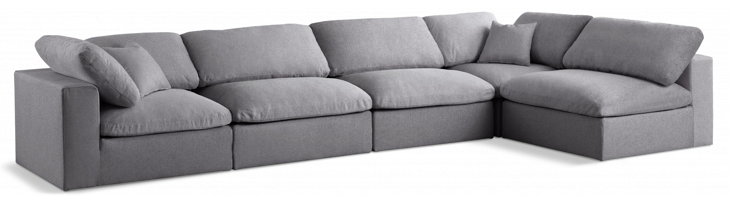 Serene - 5 Piece Modular Sectional - Simple Home Plus