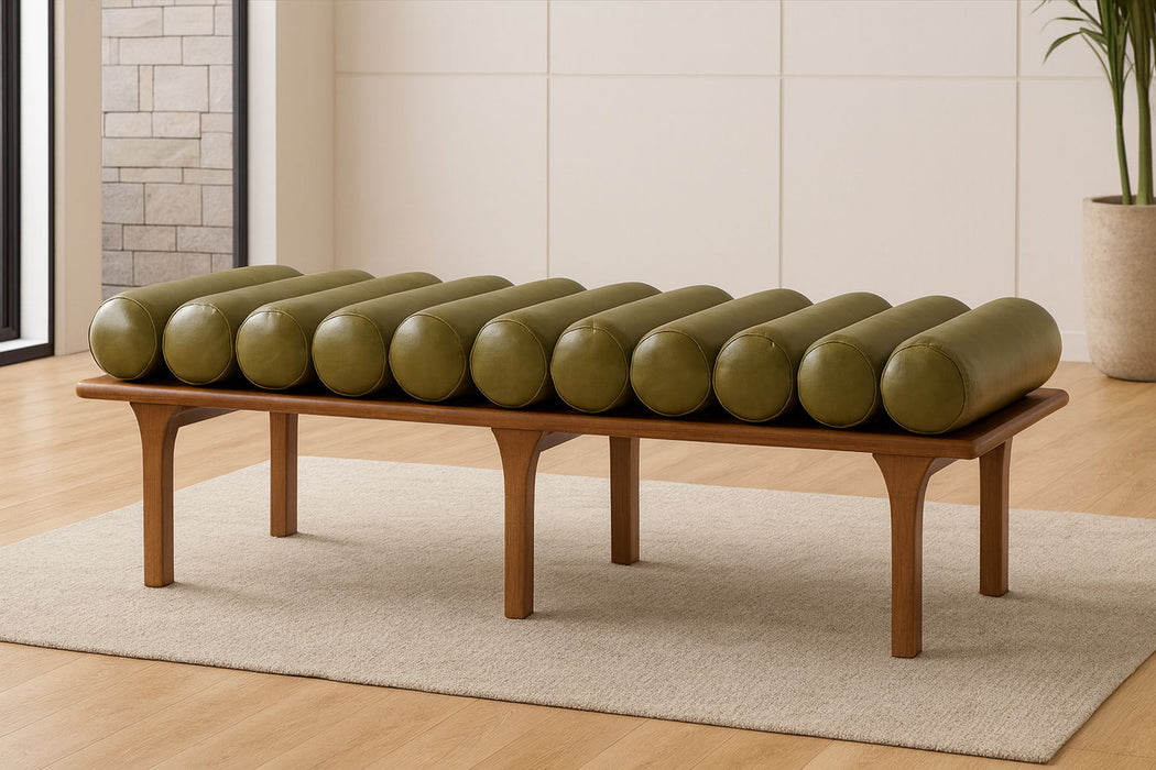 Landon - Bench With Brown Base - Simple Home Plus