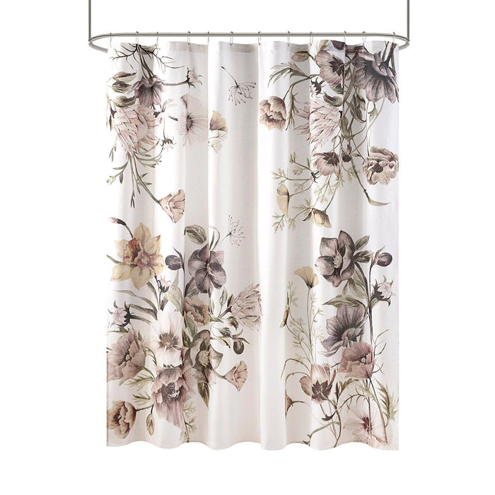 Cassandra - Printed Shower Curtain - Blush - Simple Home Plus