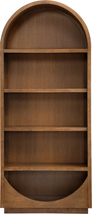 Hearth - Oak Veneer And Solid Wood Bookcase - Simple Home Plus