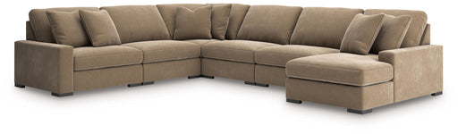 Calden - 6-Piece Sectional With RAF Corner Chaise - Sable - Simple Home Plus