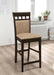 Gabriel - Closed Back Counter Chair (Set of 2) - Cappuccino - Simple Home Plus