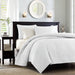 Quebec - King Reversible Coverlet Set - White - Simple Home Plus