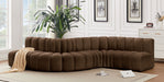 Arc - Velvet 6 Piece Curved Modular Sofa - Simple Home Plus