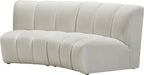 Infinity - 2 Piece Velvet Modular Sectional - Simple Home Plus