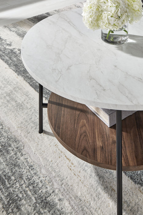 Wrenwich - Brown / Black / White - Occasional Table Set (Set of 3) - Simple Home Plus