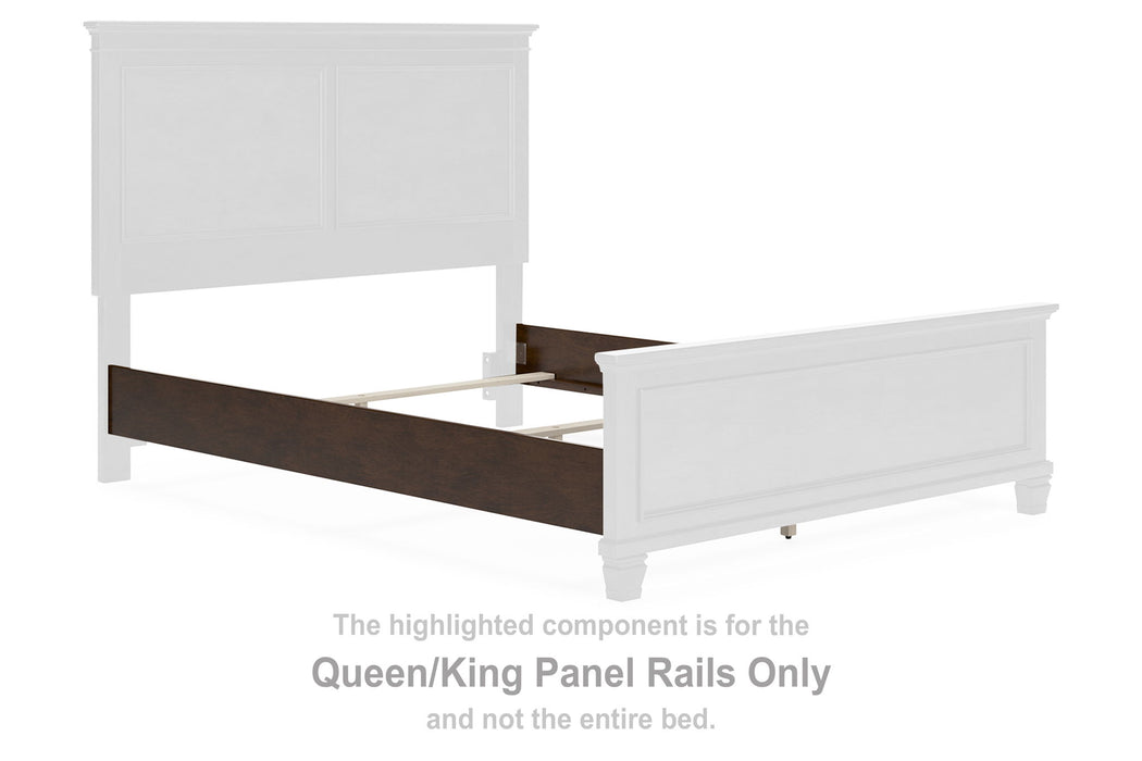Danabrin - Queen/King Panel Rails - Brown - Simple Home Plus