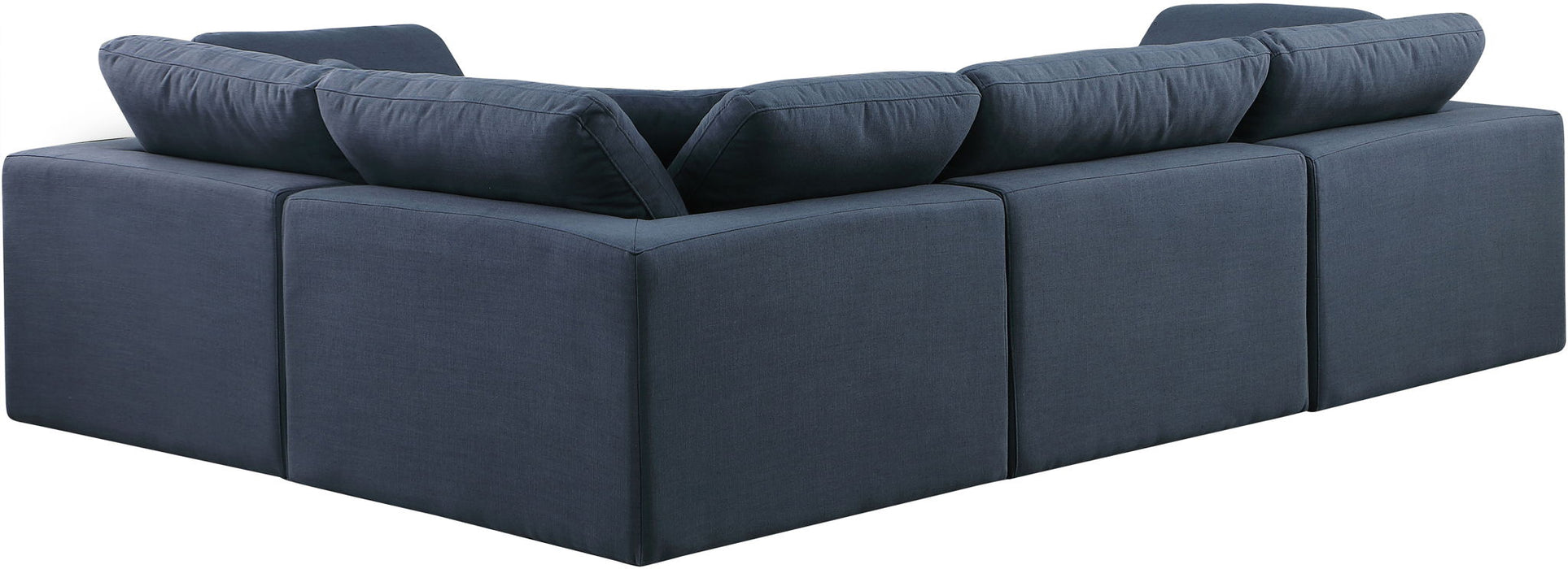Comfy - 4 Piece Linen Fabric Modular Sectional - Simple Home Plus