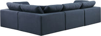 Comfy - 4 Piece Linen Fabric Modular Sectional - Simple Home Plus