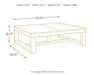 Watson - Rectangular Cocktail Table - Dark Brown - Simple Home Plus