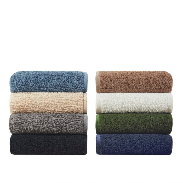 Burlington - King Berber Blanket - Black